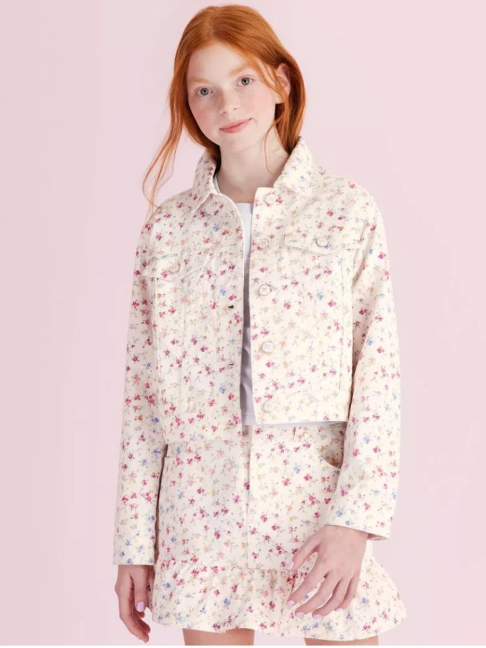 NWT Girls' LoveShackFancy x Target Denim Jacket  Size M